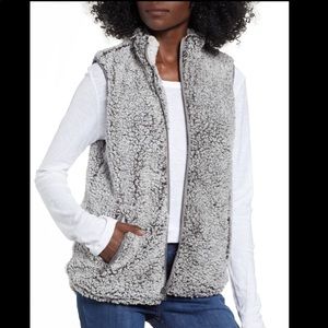 Thread and Supply faux shearling vest